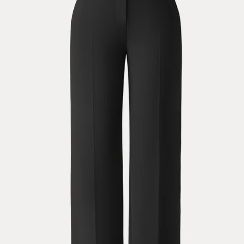 OGL effortless mid rise straight leg trouser with pockets